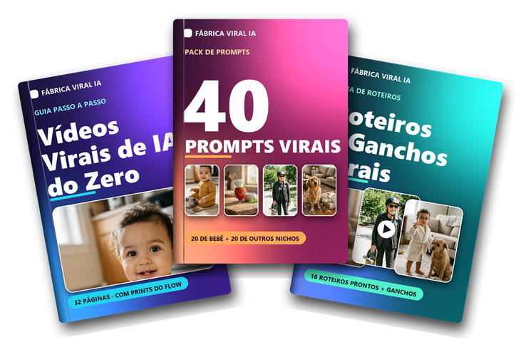 Capas dos 3 guias do combo